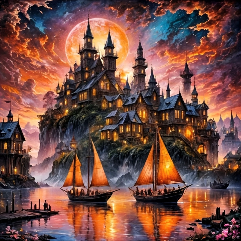 Resin Art Work - Kit de Pintura de Diamantes, Patrones
