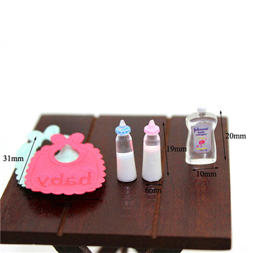 Resin Art Baby - 1:12 casa de muñecas biberones en