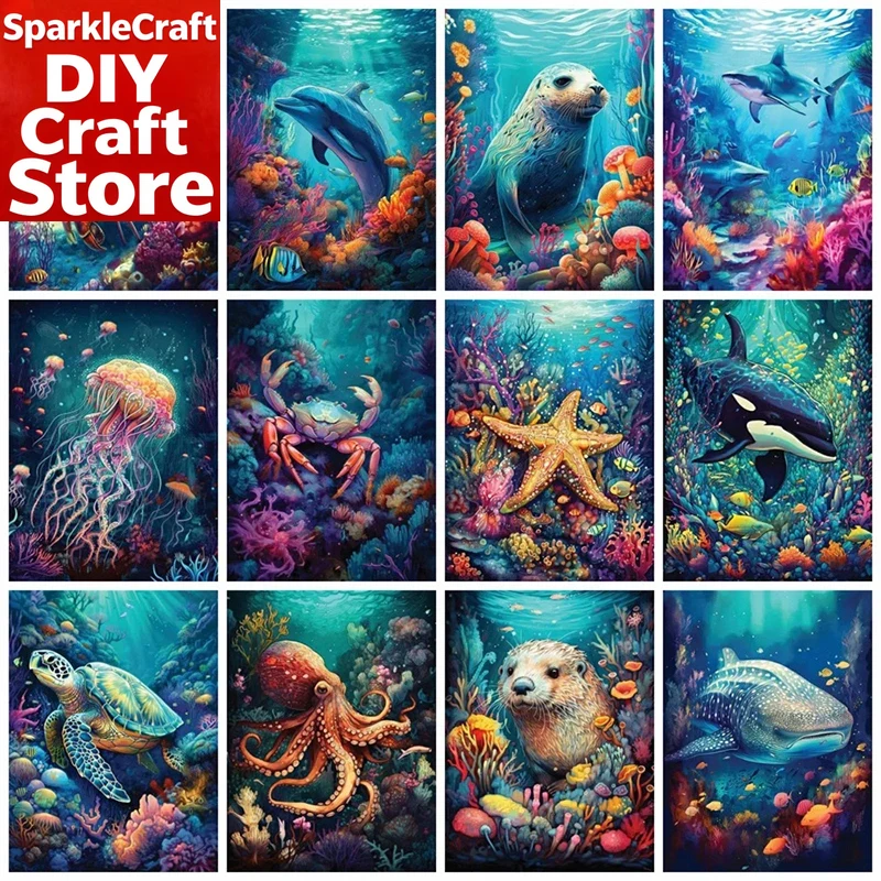Resin Art Work - Kit de pintura de diamantes redondos