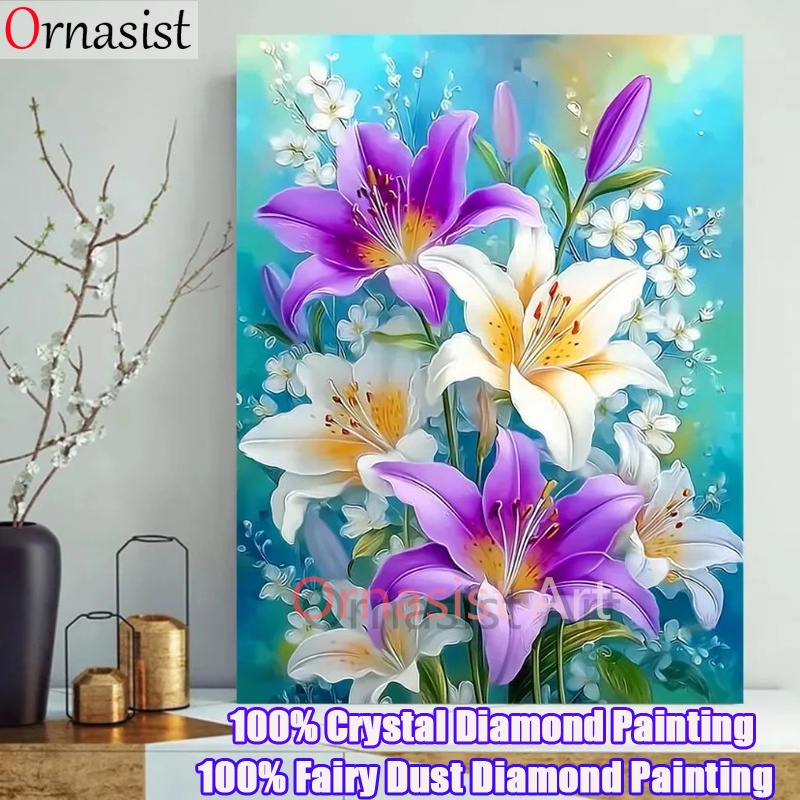 Resin Art Wallpaper - Arte mosaico de diamantes de cristal