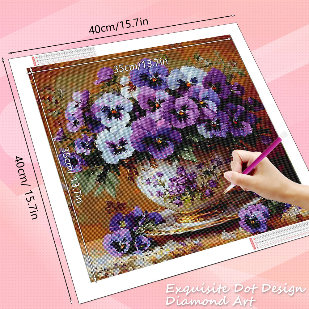HUACAN-mosaico de diamantes 5D - Resin Art Rose reseña y precio