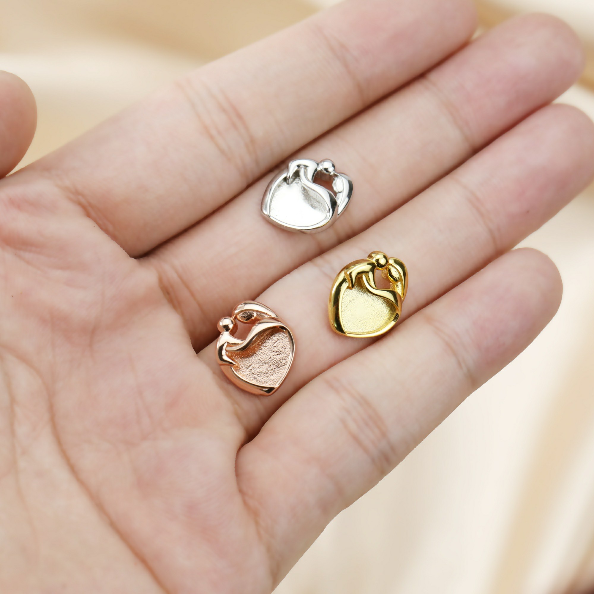 Colgante de Plata de Ley 925 B - Resin Art Baby reseña y precio