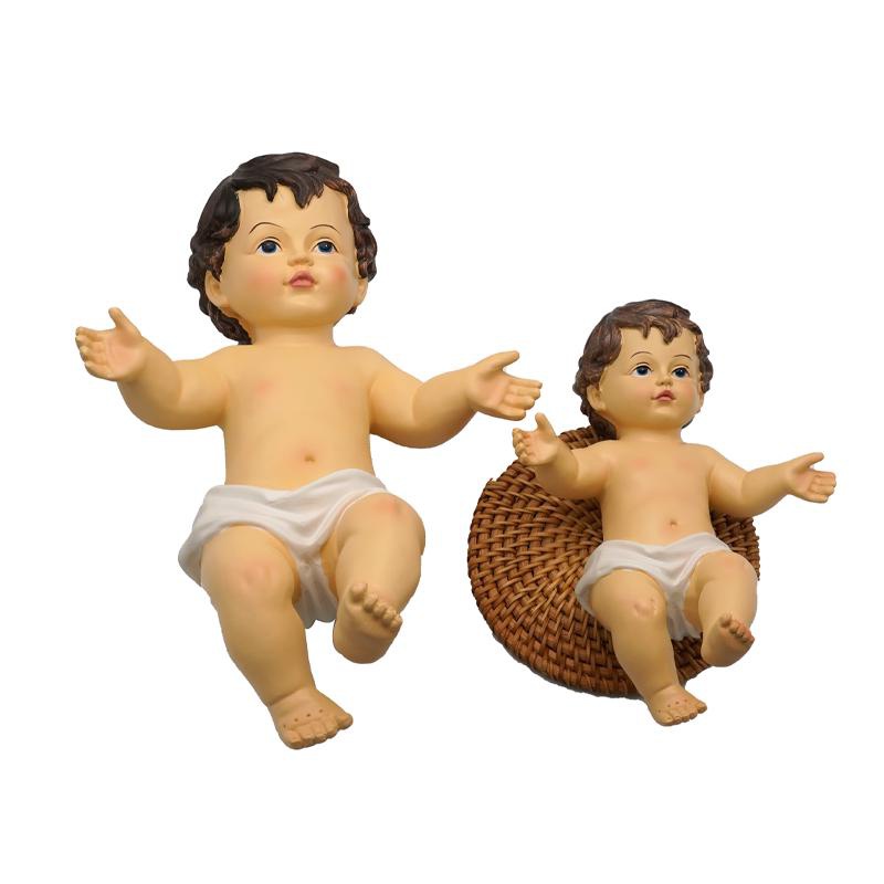 Estatua de muñeca de Jesús par - Resin Art Baby reseña y precio