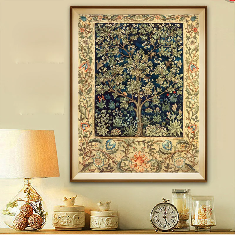 Pintura de diamante 5D de flor - Resin Art Wallpaper reseña y precio