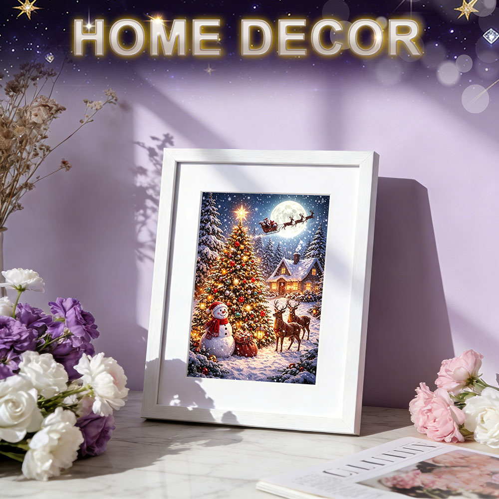Pintura de Diamantes HUACAN, P - Resin Art Wallpaper reseña y precio